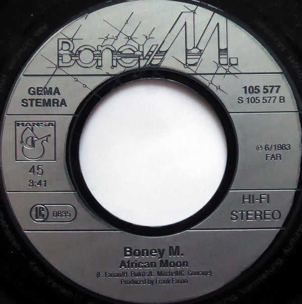 Boney M. : Jambo - Hakuna Matata (No Problems) (7", Single)