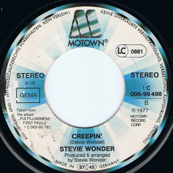 Stevie Wonder : Another Star (7", Single)