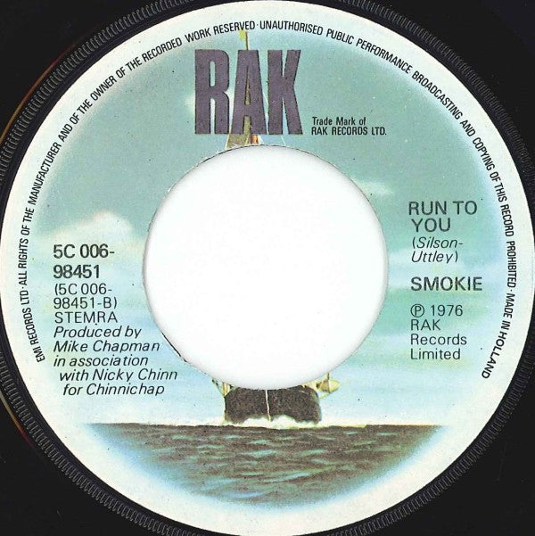 Smokie : Living Next Door To Alice (7", Single)