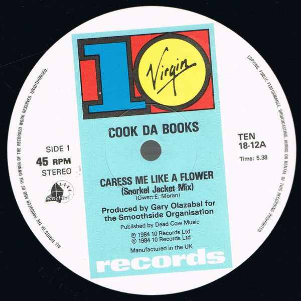 Cook Da Books : Caress Me Like A Flower (12", Maxi)
