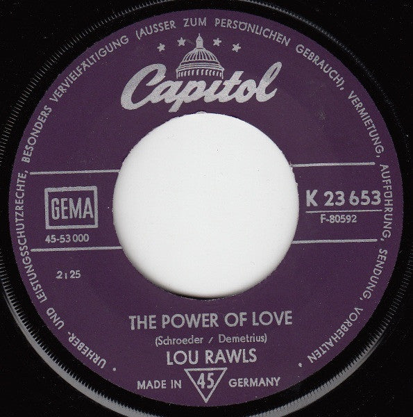Lou Rawls : Little Drummer Boy (7", Single)
