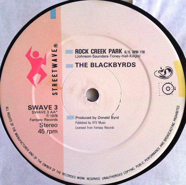 The Blackbyrds : Walking In Rhythm / Rock Creek Park (12", Ltd)