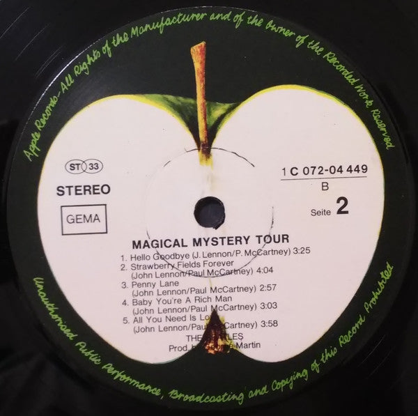 The Beatles : Magical Mystery Tour Plus Other Songs (LP, Comp, RE)
