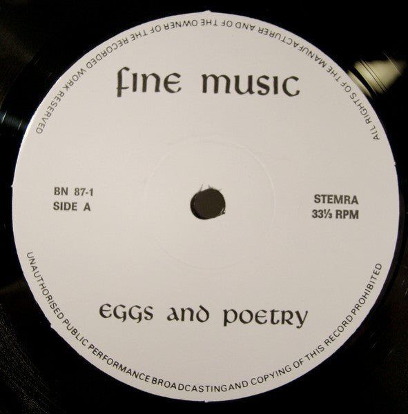 Van Morrison : Eggs And Poetry (LP, Unofficial)