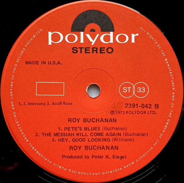 Roy Buchanan : Roy Buchanan (LP, Album, RE, US )