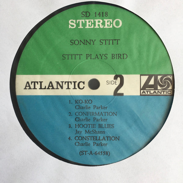 Sonny Stitt : Stitt Plays Bird (LP, Album, Pre)