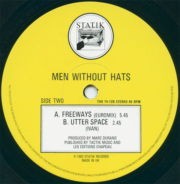 Men Without Hats : I Got The Message (12", Single)