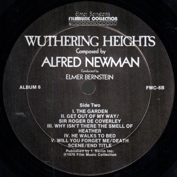Alfred Newman : Wuthering Heights (LP, Album)