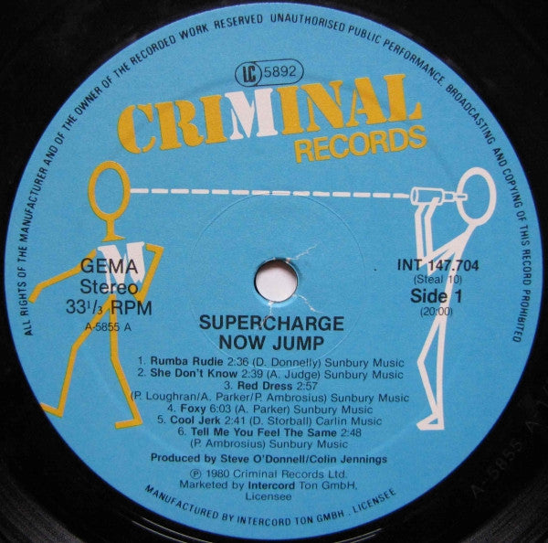 Supercharge (2) : Now Jump (LP, Album)