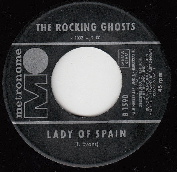 The Rocking Ghosts* : Vilja, Oh Vilja (7", Single)