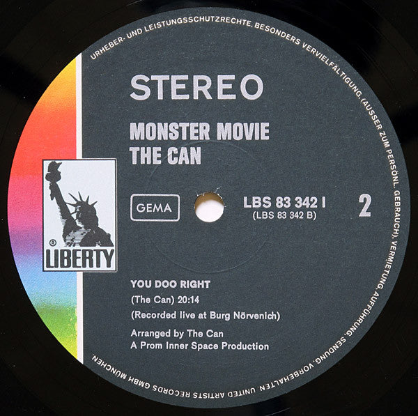 The Can* : Monster Movie (LP, Album, RP)