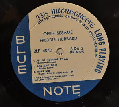 Freddie Hubbard : Open Sesame (LP, Album, Mono, RE)