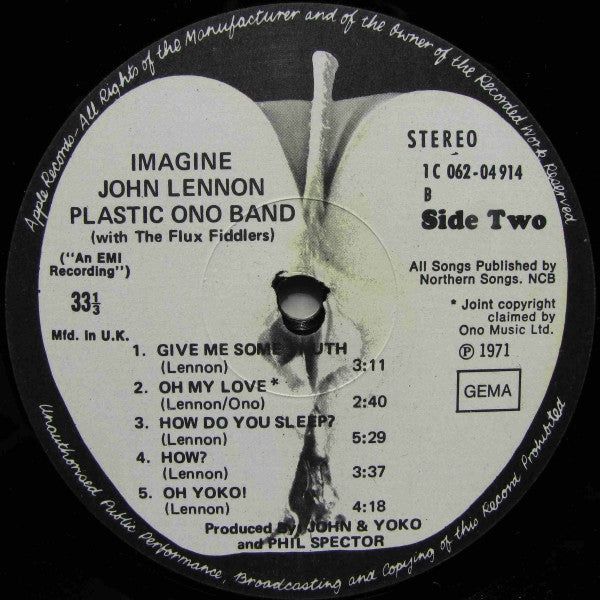 John Lennon : Imagine (LP, Album)