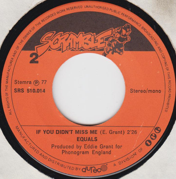 The Equals : Funky Like A Train (7")