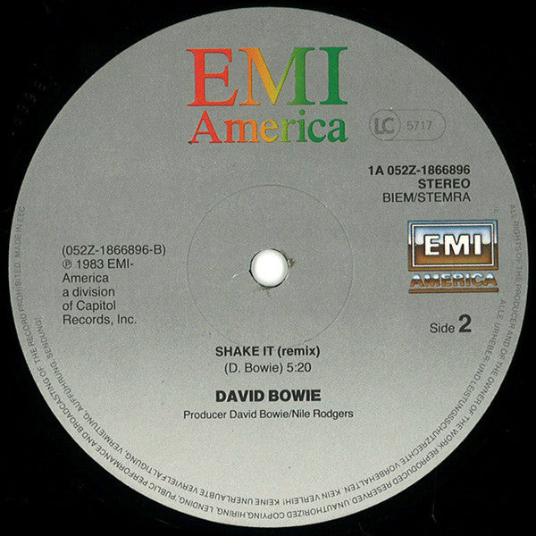 David Bowie : China Girl (Long Version) (12", Single)