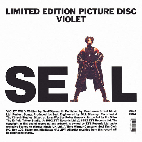 Seal : Violet (7", Shape, Single, Ltd, Pic)