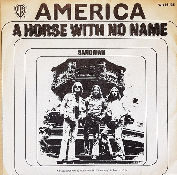 America (2) : A Horse With No Name (7", Single, Promo)