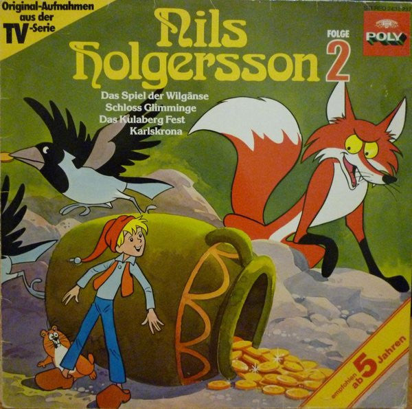 Selma Lagerlöf : Nils Holgersson - Wunderbare Reise Des Kleinen Nils Holgersson Mit Den Wildgänsen - Folge 2 (LP, Inj)