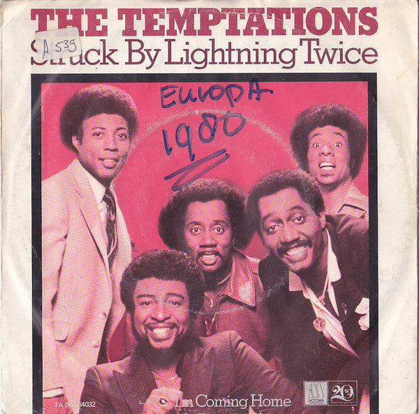 The Temptations : Struck By Lightning Twice (7", Single)