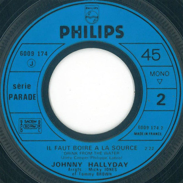 Johnny* : Fils De Personne (7", Single, Mono, Mou)