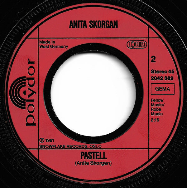 Anita Skorgan : An Den Frühling (7", Single)