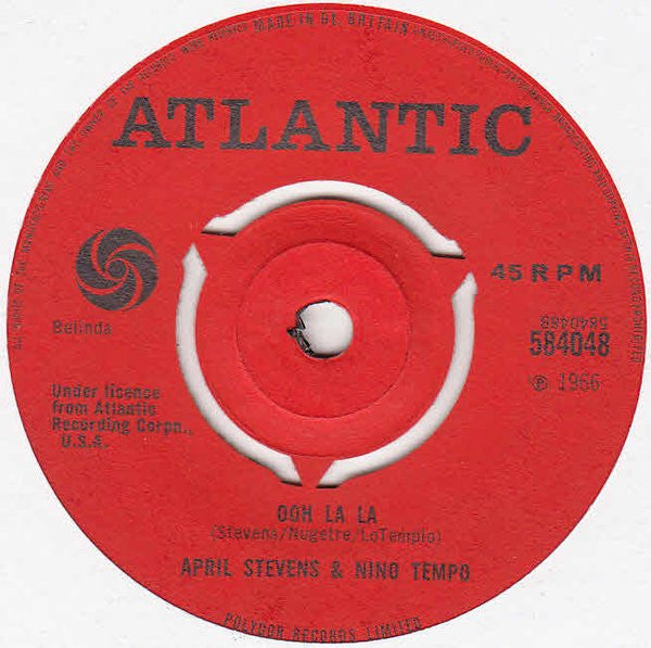 April Stevens & Nino Tempo* : The Coldest Night Of The Year (7")