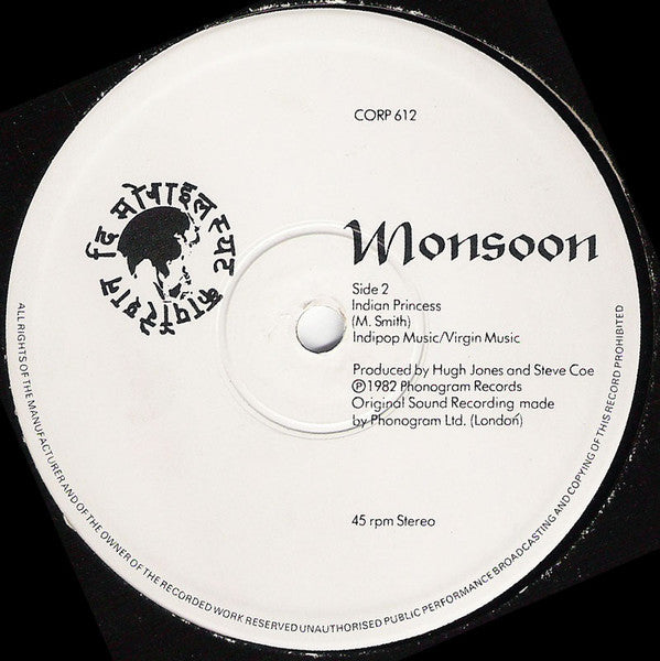 Monsoon : Tomorrow Never Knows (12")