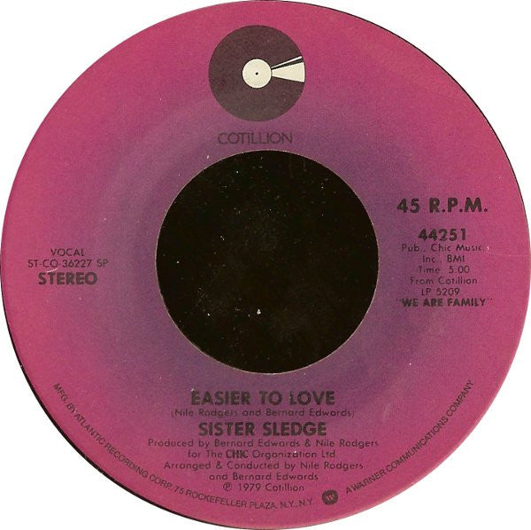 Sister Sledge : We Are Family (7", Single, SP )