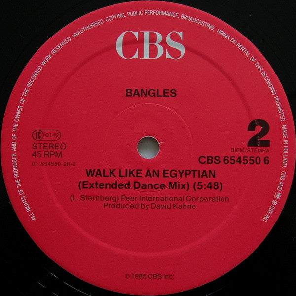 Bangles : Eternal Flame (12", Maxi)