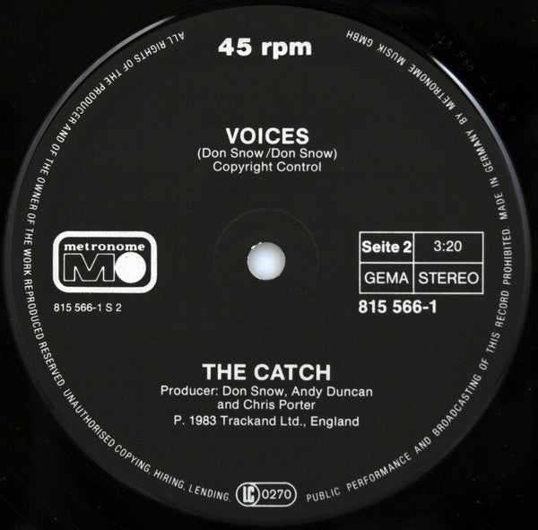 The Catch : 25 Years (12", Maxi)