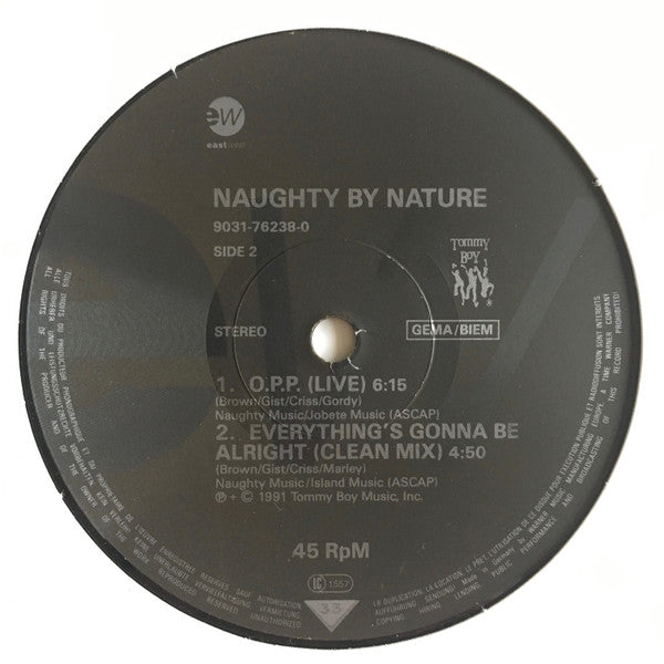 Naughty By Nature : Everything's Gonna Be Alright (12")