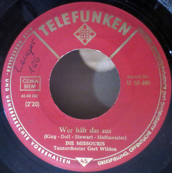 Die Missouris : Der King / Wer Hält Das Aus (7", Single)