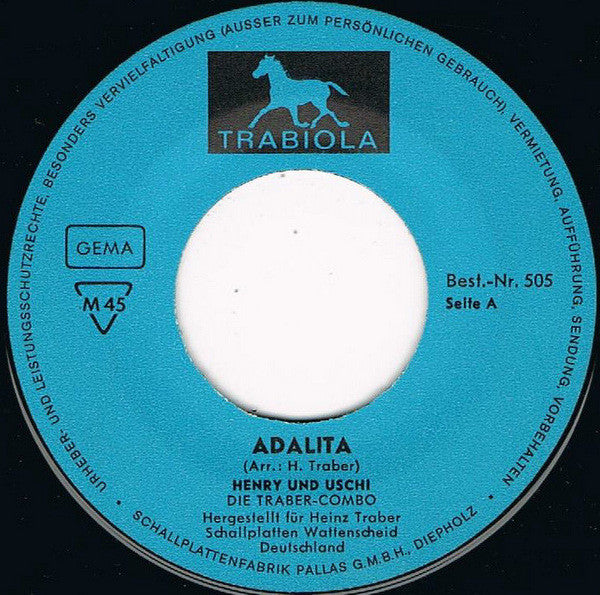 Henry Und Uschi : Adalita (7", Single)