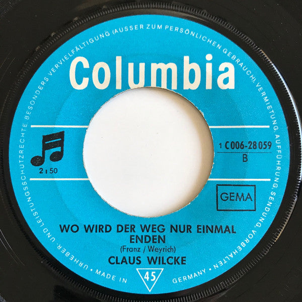 Claus Wilcke : Percy Stuart (7", Single)