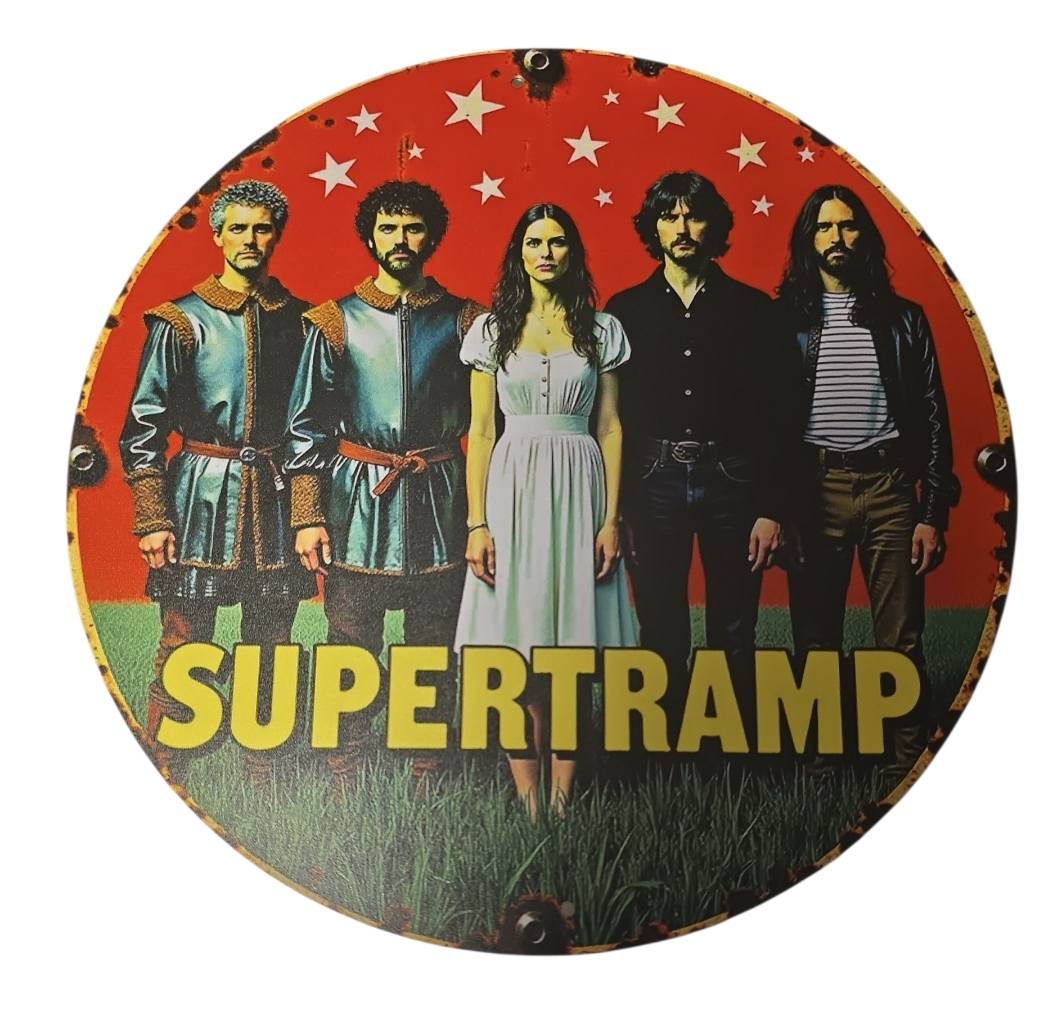 Supertramp – Rond Decorbord | Ø 19,5 cm