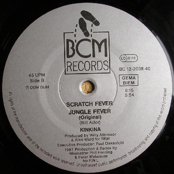 Kinkina : Jungle Fever (1987 Megamixes) (12")