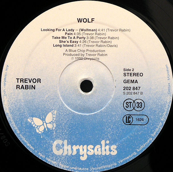Trevor Rabin : Wolf (LP, Album)