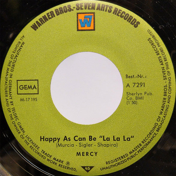 Mercy (4) : Love Can Make You Happy (7", Single)