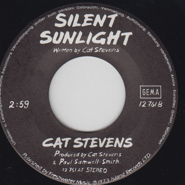 Cat Stevens : The Hurt (7", Single)