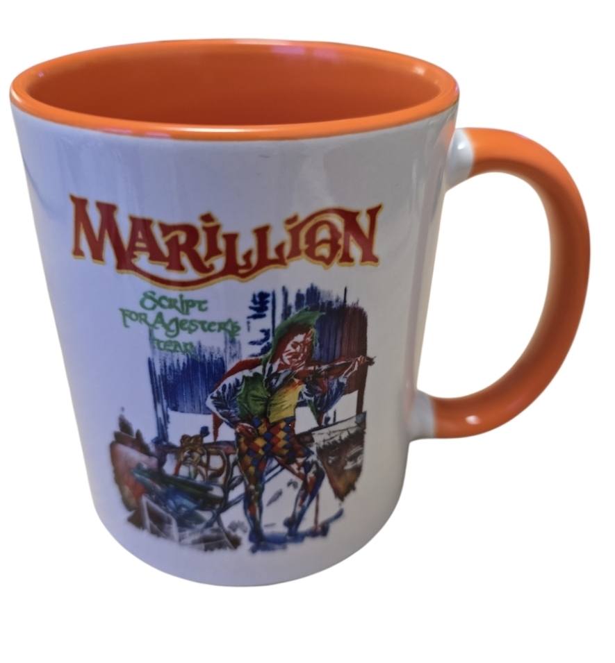 Marillion – Script for a Jester’s Tear Mok Oranje/wit