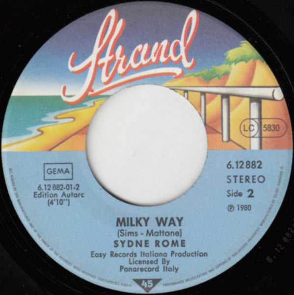 Sydne Rome : For You / Milky Way (7", Single)