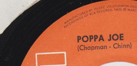 The Sweet : Poppa Joe (7", Single)