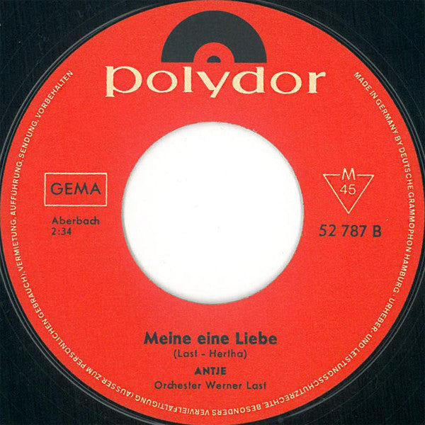 Antje (10) : Gibt Man Dir Den Kleinen Finger (7", Single, Mono)