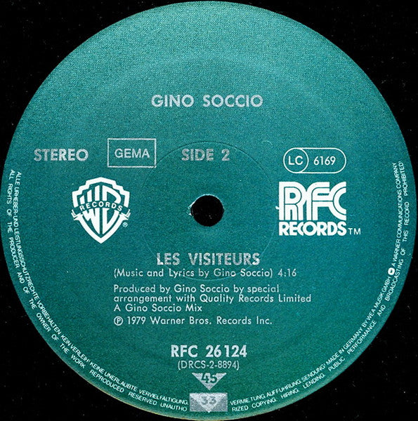 Gino Soccio : The Visitors / Les Visiteurs (12", Maxi, Ltd)