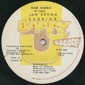 Wayne Scotch / Jah Brown : She Use To Be My Girl / Ram Dance (12")