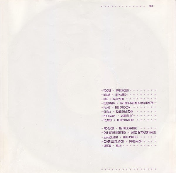 Talk Talk : It's My Life (LP, Album, Bla)