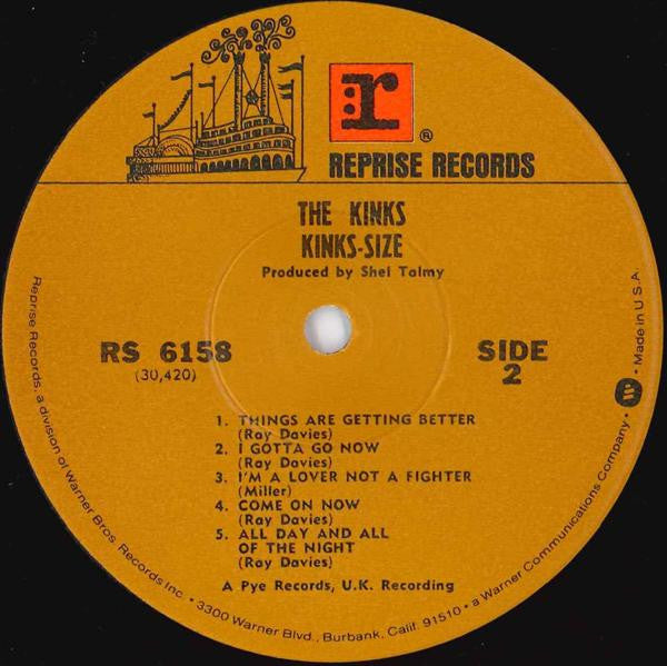 The Kinks : Kinks-Size (LP, Album, RE)