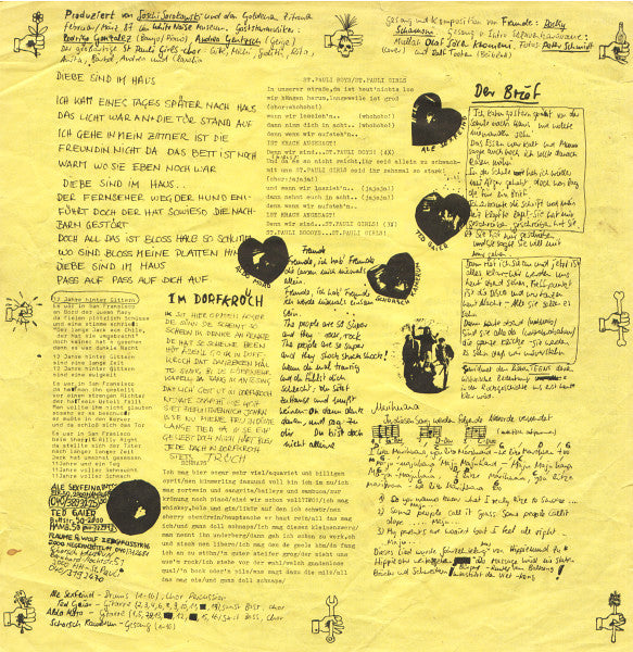 Die Goldenen Zitronen : Porsche, Genscher, Hallo HSV (LP, Album)