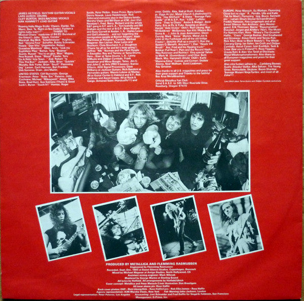 Metallica : Master Of Puppets (LP, Album, RP)