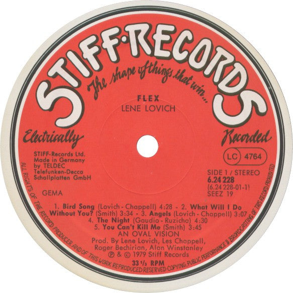 Lene Lovich : Flex (LP, Album)